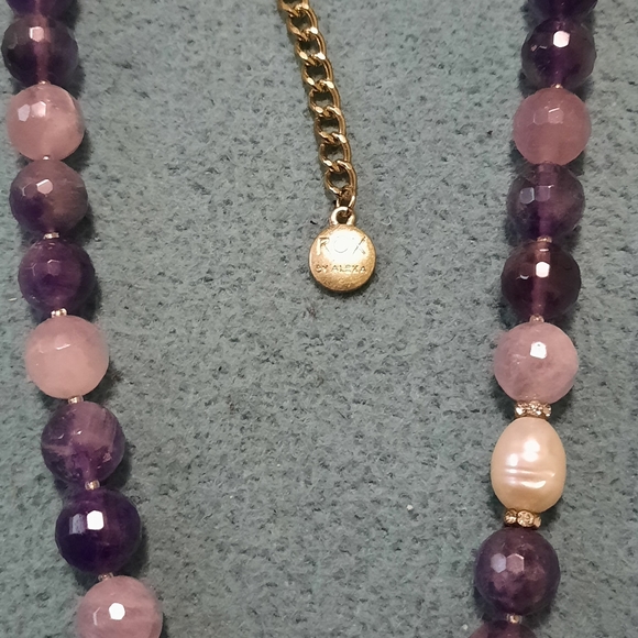 Rox by Alexa Amythest And Pearl Necklace - Picture 4 of 5